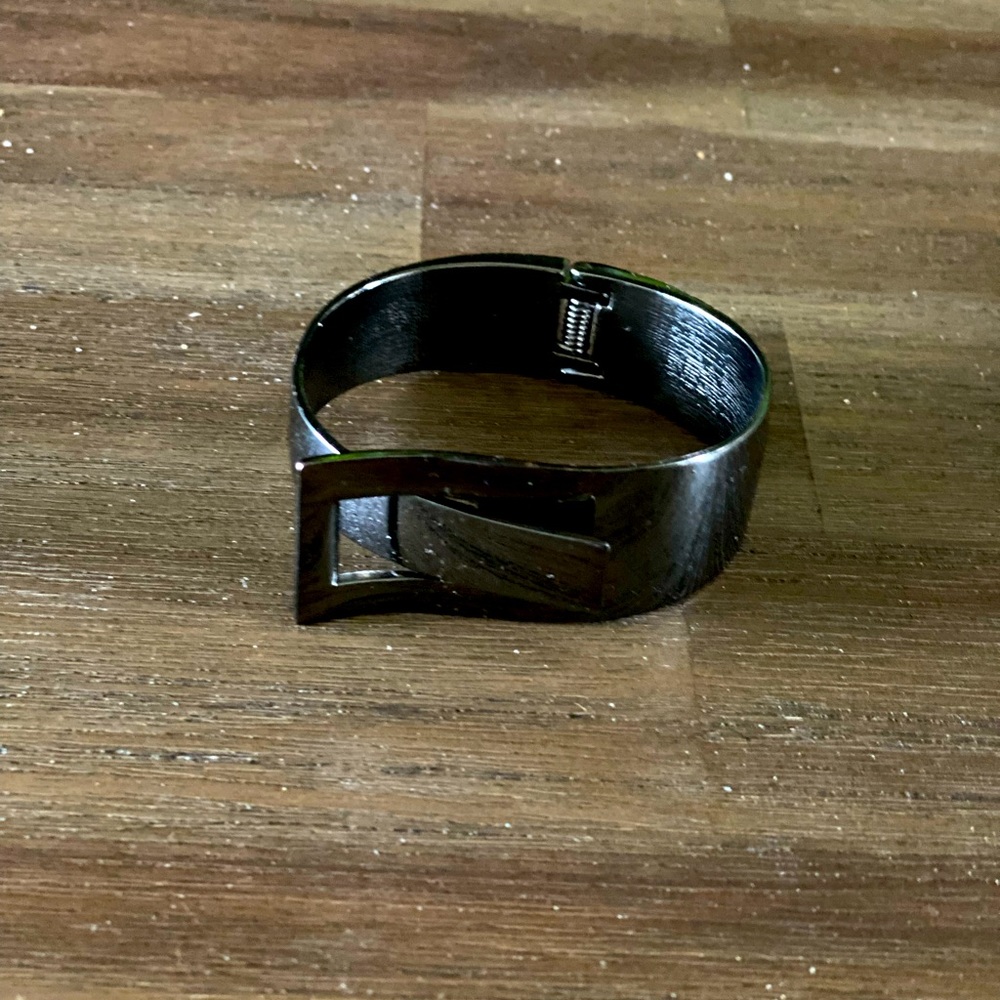 Bracelet in gunmetal grey/black